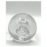 Vintage Swedish Paperweight (3" Diameter) in Nice Condition