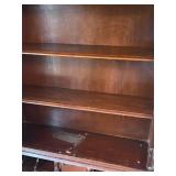 Vintage Monitor Furniture Co. Solid Cherry Traditional Style 36" Secretary Desk with Pediment Display Bookcase (83.5" T x 36" W x 20.5" D)