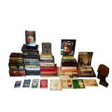 Antique and Vintage Book Lot with Bookends