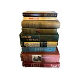 Antique and Vintage Book Lot with Bookends