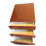 Rolling Mobile Desk Storage Unit (19.75" W x 25.5" T x 23.5" D)