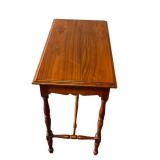 Vintage MCM Side/Accent Table (26" W x 24" T x 14" D)