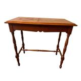 Vintage MCM Side/Accent Table (26" W x 24" T x 14" D)