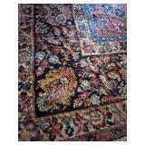 Large Vintage KARASTAN (135.5" x 165") Red Sarouk #785 Wool Pile Rug - See Description