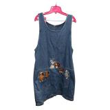 Vintage Disney Lady and The Tramp Denim Dress (Size Large)