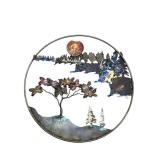 Amazing Cut Metal Wall Art (22.5" in Diameter)