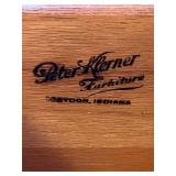 Vintage Peter Klerner Solid Maple Dresser & Mirror, Provincial Style, 56" W x 72" T x 20" D - Bring Help to Remove