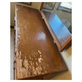 Vintage Peter Klerner Solid Maple Dresser & Mirror, Provincial Style, 56" W x 72" T x 20" D - Bring Help to Remove