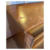 Vintage Peter Klerner Solid Maple Dresser & Mirror, Provincial Style, 56" W x 72" T x 20" D - Bring Help to Remove