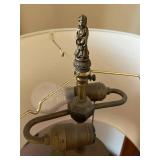 Wonderful Vintage 28-inch Cloisonne Lamp in Working Condition