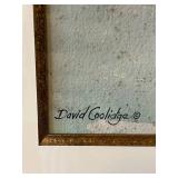 An Original DAVID COOLIDGE (1942-2024) "Marina Piccola" Watercolor (Circa 1986), 31.25" x 37" Frame