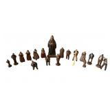 Vintage Scandanavian Carved Figurines (Tallest Figure is 5.5-inches)