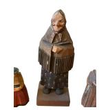Vintage Scandanavian Carved Figurines (Tallest Figure is 5.5-inches)