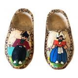 Pair of Vintage Dutch Clog/Klomp Wooden Decorative Shoes