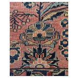 Vintage 1950s Persian SAROUK Area Rug, 49" x 75"