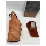 Leather Bianchi #19L Sig Sauer P226 and Vintage Bianchi International Pistol Holsters