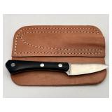 Vintage A.G. Russell Woodswalker Knife with Leather Sheath (2.5" Blade)