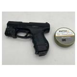 Umarex WALTHER CP99 Compact .177 Caliber BB Air Gun with Green Laser Sight