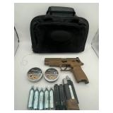 SIG SAUER M17 .177 Air Pistol with Accessories
