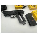 Crosman NIGHT STALKER CO2 Powered Air Pistol with Red Laser Sight
