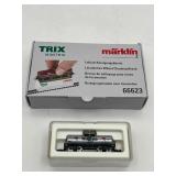 New Marklin Z-Scale Locomotive Wheel Cleaning Brush (66623) & Mobilgas Tank Car (8684)