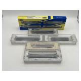 New AZL Z-Scale Hoppers, Seat Diner, Pullman Parlor, SD45, Railway Post Office, and Pullman 3-2 Observation