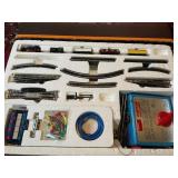 Vintage Marklin 8160 Mini-Club Z-Scale Train Set, New Marklin Steam Locomotive (88957), and New AZL RDC Locomotive