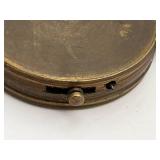 Antique Brass (Made in France) Opsaco Compass, 1.5" Diameter