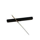 RARE Antique Aikin Lambert & Co. No. 1 Gold Fountain Dip Pen with AW Faber #2 Mother of Pearl Handle, 6" Long