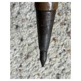 Pair of Vintage European Hiking/Walking Canes with Commemorative Badges (approx 35.5" long)