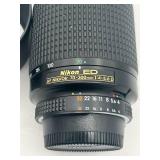 Nice NIKON ED AF Nikkor 70-300mm f/4-5.6 D Camera Lens w/ HB-15 Lens Hood and B+W Filter