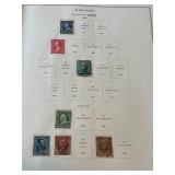 1941 The National Postage Stamp Album Published by Scott Publications, Over 500 Stamps