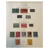 1941 The National Postage Stamp Album Published by Scott Publications, Over 500 Stamps