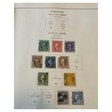 1941 The National Postage Stamp Album Published by Scott Publications, Over 500 Stamps