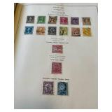 1941 The National Postage Stamp Album Published by Scott Publications, Over 500 Stamps