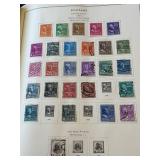 1941 The National Postage Stamp Album Published by Scott Publications, Over 500 Stamps