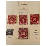 1941 The National Postage Stamp Album Published by Scott Publications, Over 500 Stamps