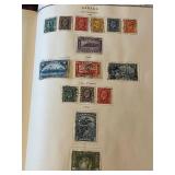 1941 The National Postage Stamp Album Published by Scott Publications, Over 500 Stamps