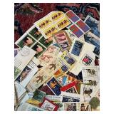 Large Collection of Antique & Vintage United States and Foreign Postage Stamps  - Used and Unused
