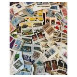 Large Collection of Antique & Vintage USA and Foreign Postage Stamps - Used and Unused