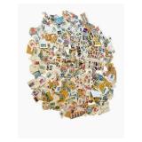 Large Collection of Antique & Vintage USA and Foreign Postage Stamps - Used and Unused