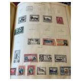 1940s Scott International Junior Postage Stamp Album Packed with Stamps!