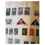 1940s Scott International Junior Postage Stamp Album Packed with Stamps!