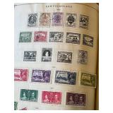 1940s Scott International Junior Postage Stamp Album Packed with Stamps!