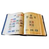 1940s Scott International Junior Postage Stamp Album Packed with Stamps!