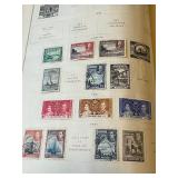 1940s Scott International Junior Postage Stamp Album Packed with Stamps!