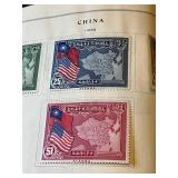 1940s Scott International Junior Postage Stamp Album Packed with Stamps!