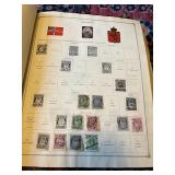 1940s Scott International Junior Postage Stamp Album Packed with Stamps!