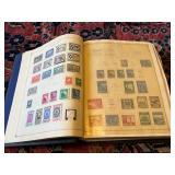 1940s Scott International Junior Postage Stamp Album Packed with Stamps!