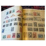 1940s Scott International Junior Postage Stamp Album Packed with Stamps!